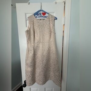 Elizabeth McKay Cream Textured Dress